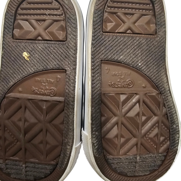 Converse Floral High Tops Flip Flop Sequin Slipper Girls Shoe Bundle Size 4 - Picture 6 of 6